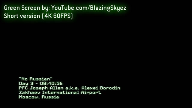No Russian green screen