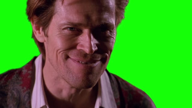 Norman Osborn Green Goblin laughing Spider Man 2002 green screen
