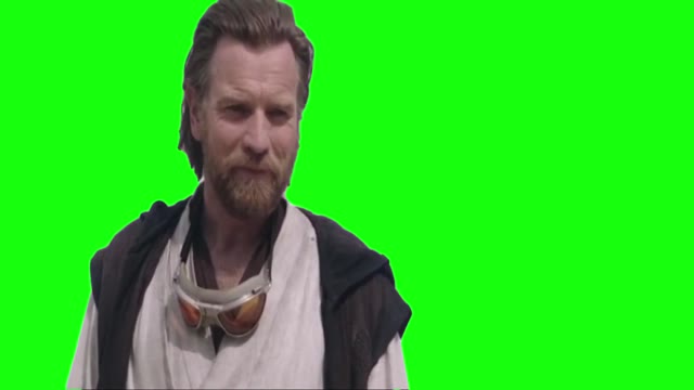 Obi Wan Kenobi Hello There green screen