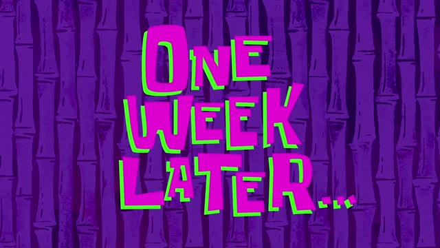 One Week Later SpongeBob  green screen