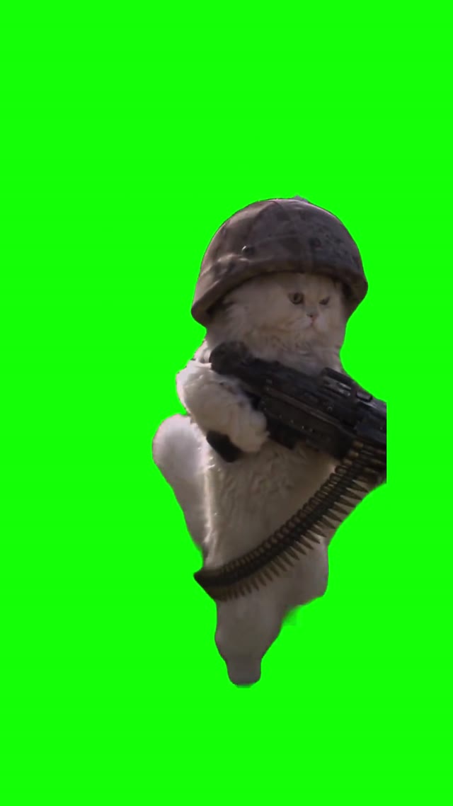 Oscar Blasting green screen