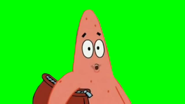 Patrick I Love You green screen