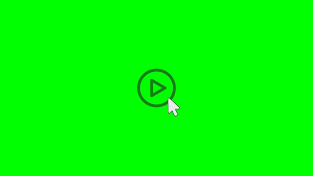 Pause Button green screen