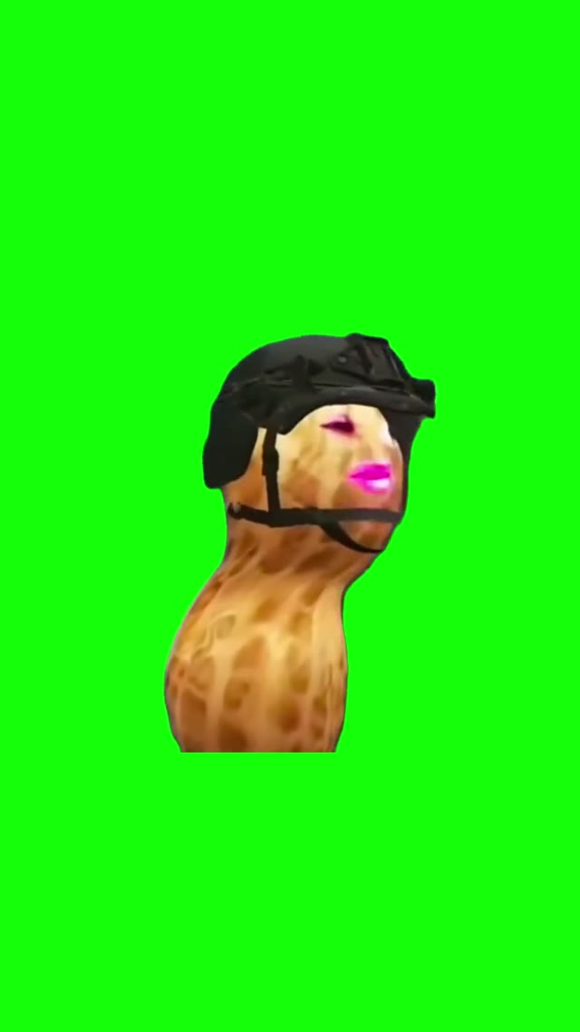 Peanut Singing Happy Birthday green screen