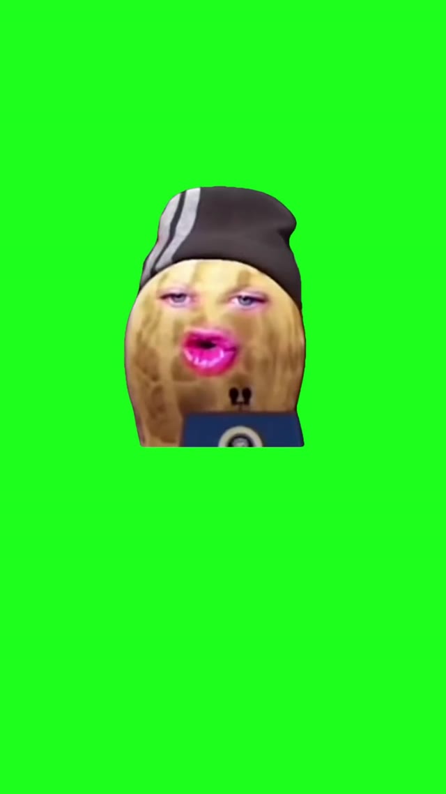 Peanut hmmm hmmm mhm green screen