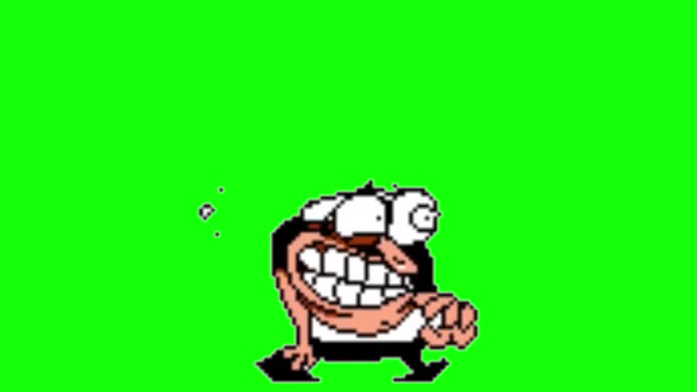 Peppino Spaghetti scream green screen