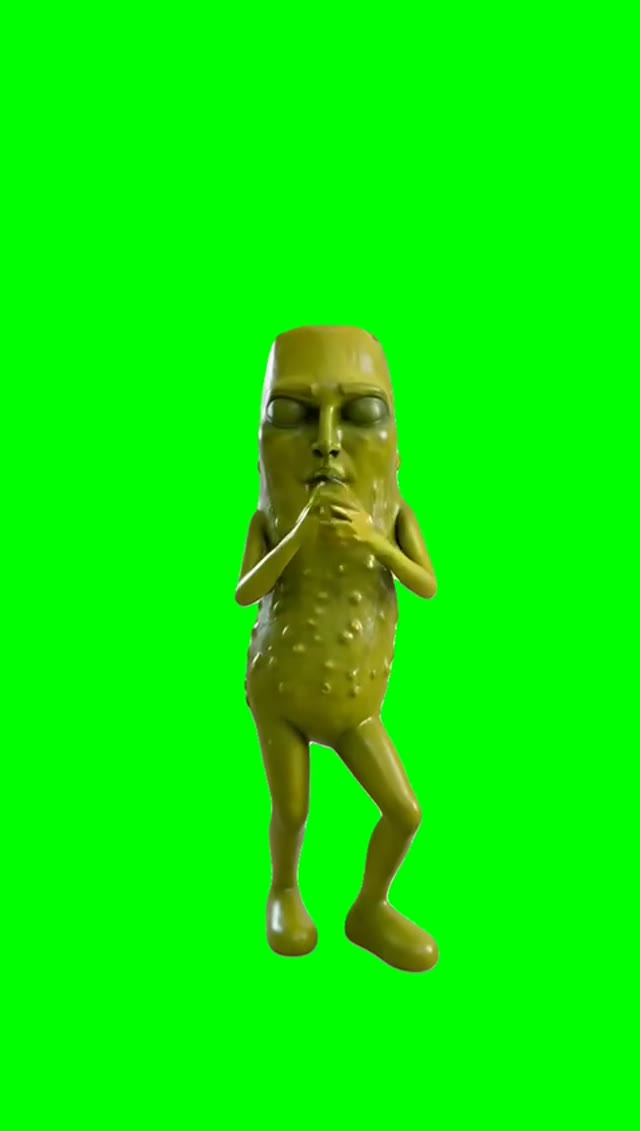 Pickle Tung Dancing To Shake Dat green screen