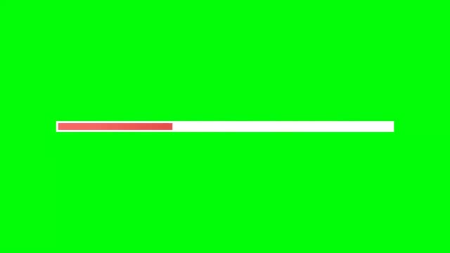 Red Youtube Loading green screen