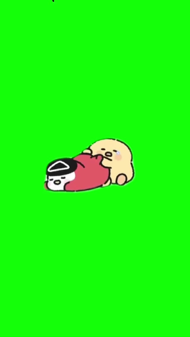 Round n round squid game green screen