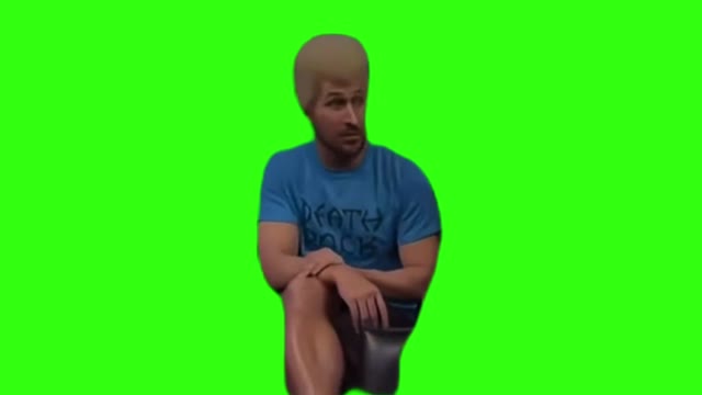 Ryan Gosling are you talking to me green screen