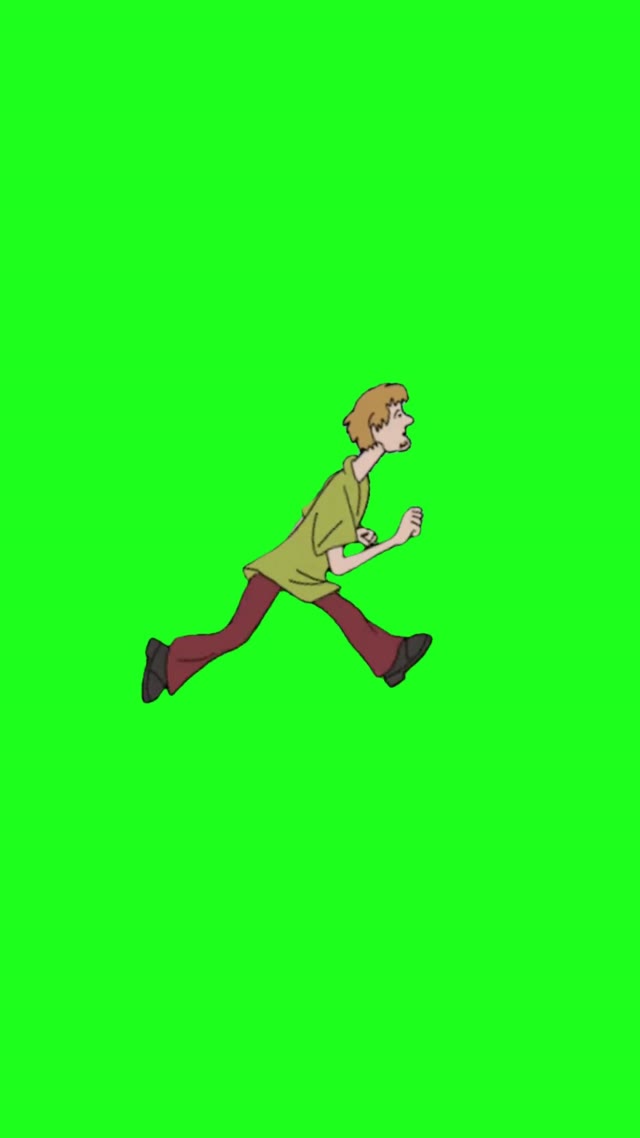 Scooby Do Creepy Run green screen