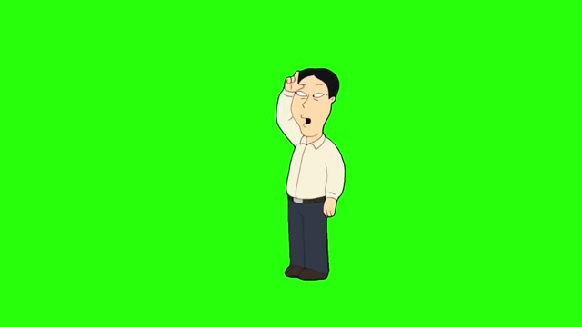 Scoreboard green screen