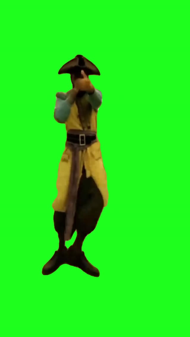 Scuba Cpt Clark green screen