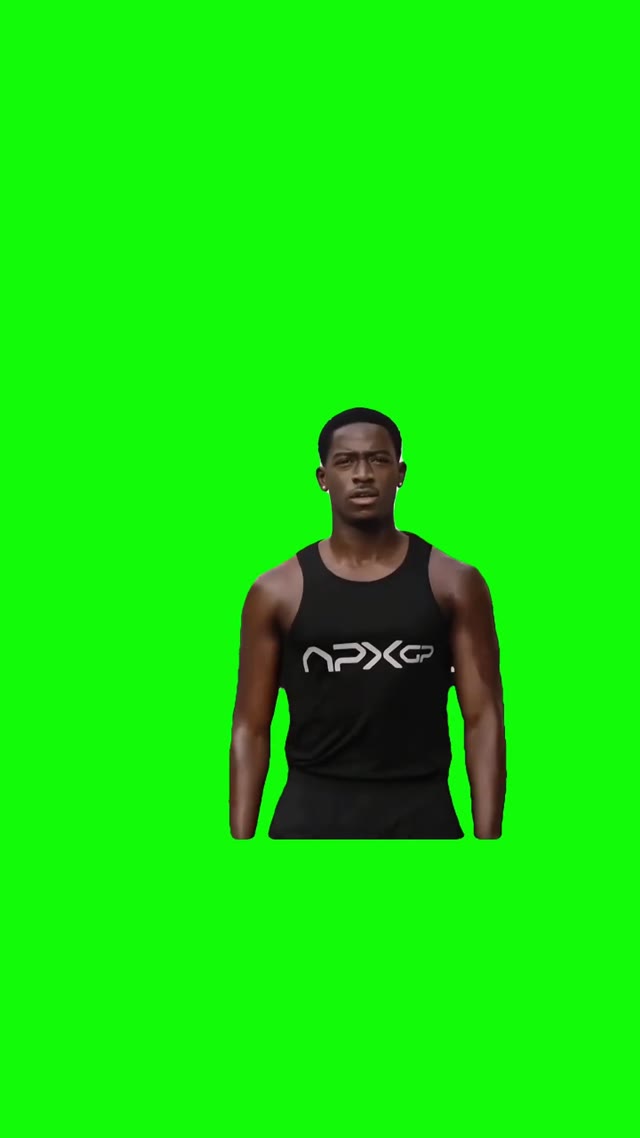 Seeing a friend green screen