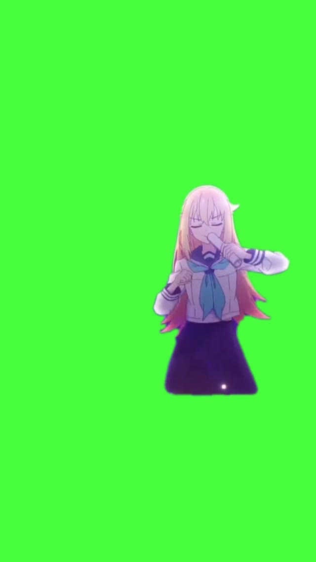 Shikanokonokonokokoshitantan green screen
