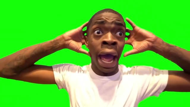 Shocked Guy Guy Twitter Reaction green screen