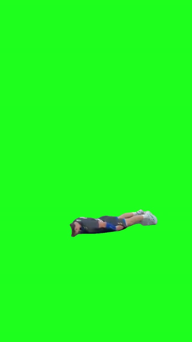 Sliding apology green screen