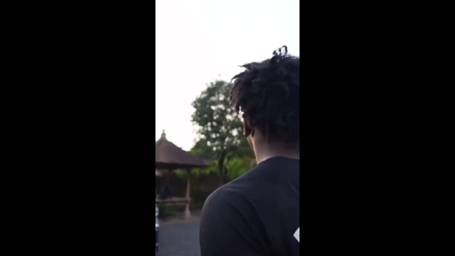 Speed dancing in Indonesia green screen