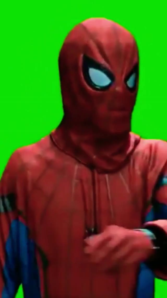 Spider man green screen