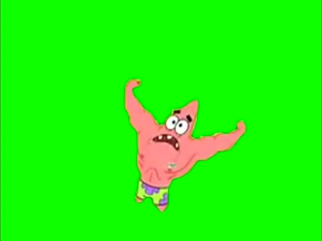 SpongeBob My Names Not Rick green screen