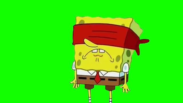SpongeBob Spongebob Okay Im ready green screen