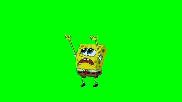 SpongeBob This isnt right green screen