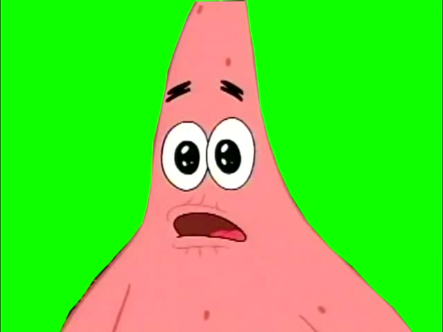 SpongeBob Ugly Barnacle green screen