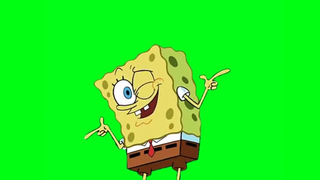 SpongeBob You gotta be kidding me green screen