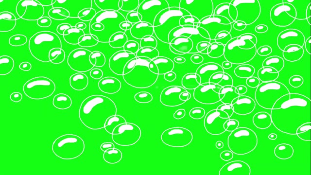 Spongebob Bubble Transition 1 green screen
