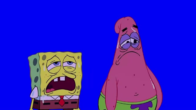 Spongebob Look green screen