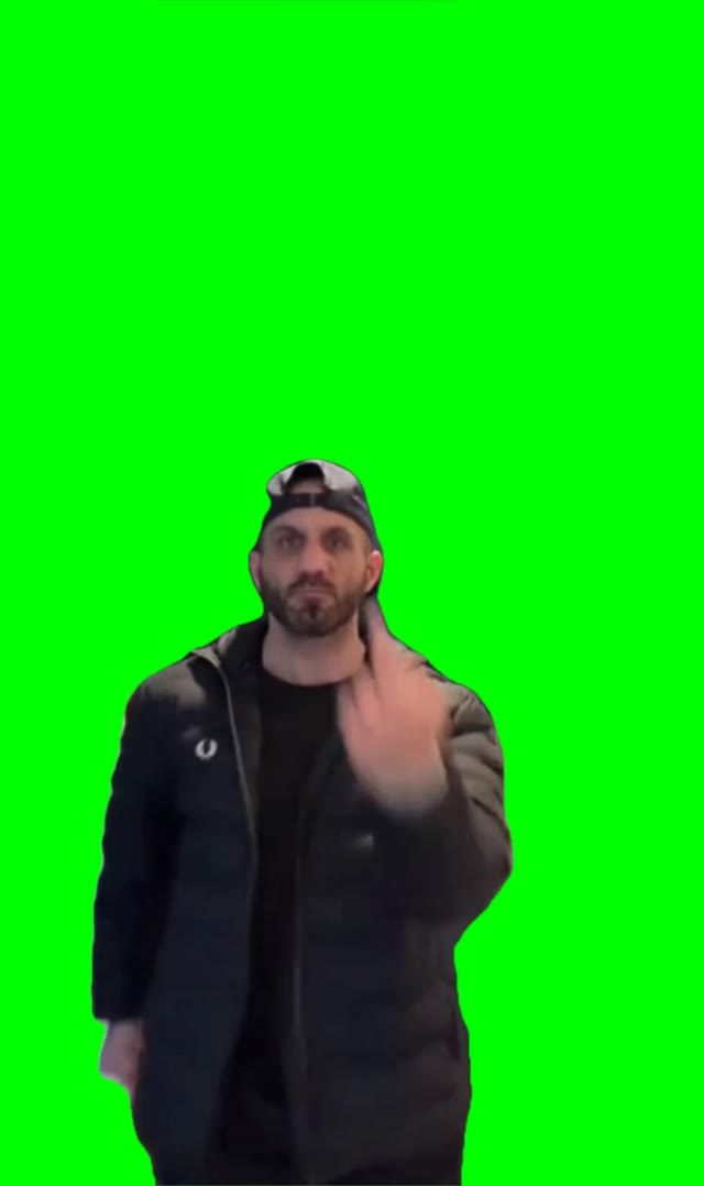 Squid Game Middle Finger Dance green screen