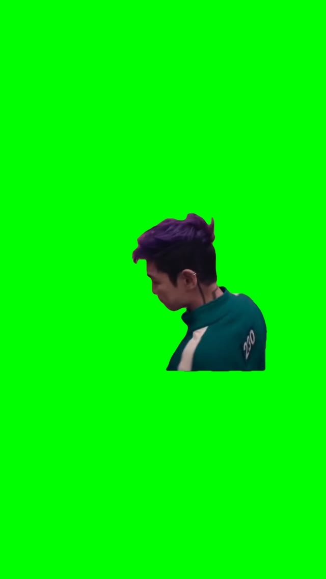 Squid games 2 thanos intro green screen