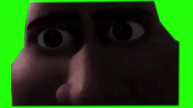 Staring Titan green screen