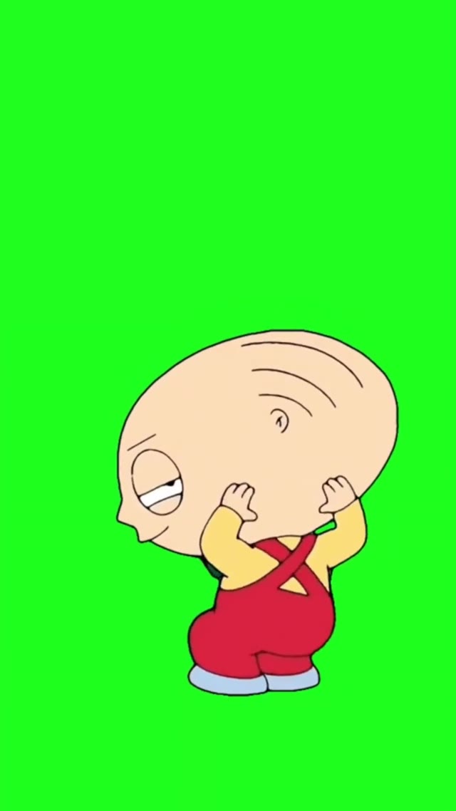 Stewie dancing to barbie green screen