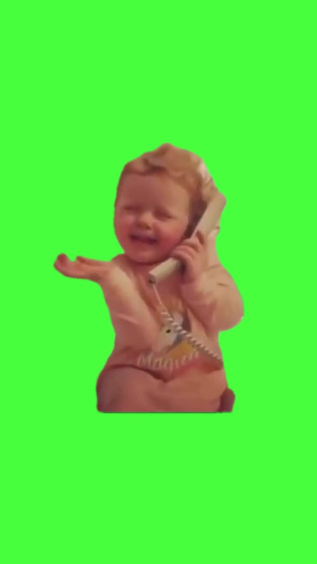 Sweet baby green screen