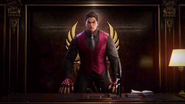 Tekken 8 Kazuya Mishima ending green screen