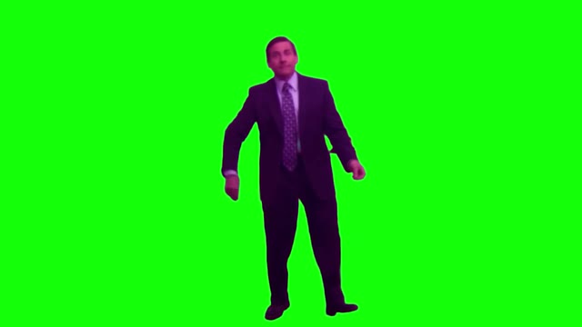 The Office Dancing Michael Scott green screen