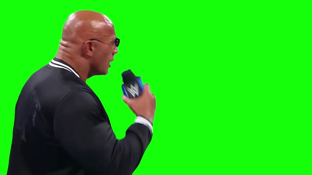 The Rock Shut Your Bitch Ass Up green screen