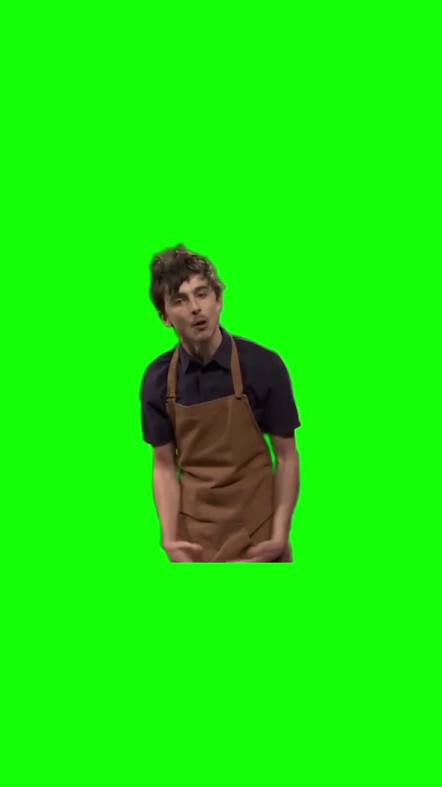 Timothee Chamolet Dance green screen