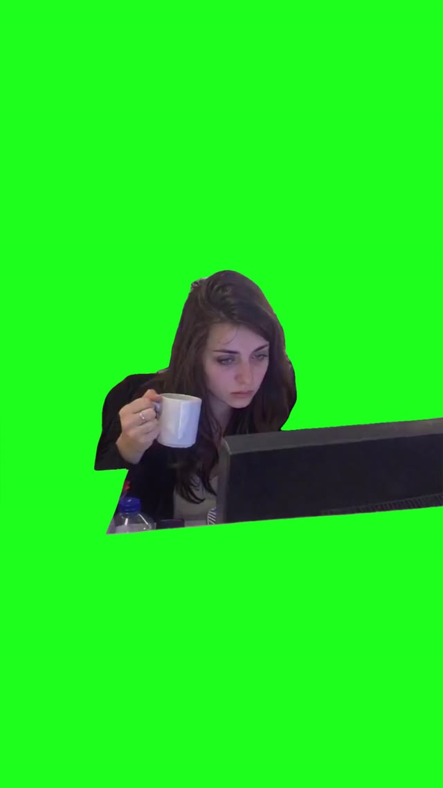 Tired green screen