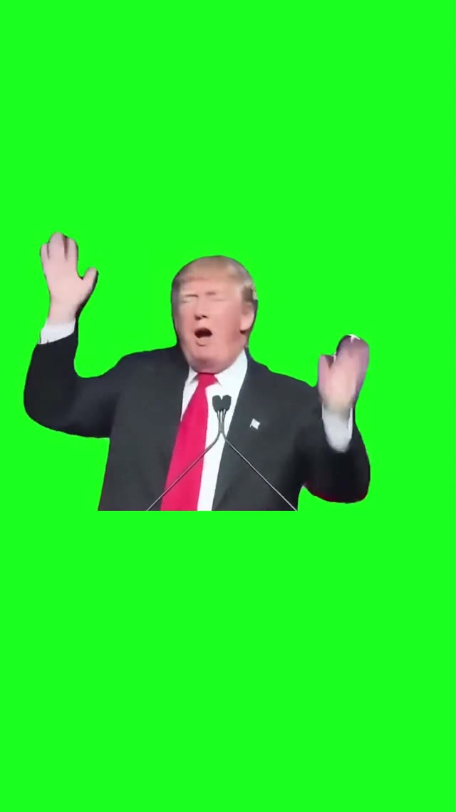 Trump Turn Off The Lights green screen