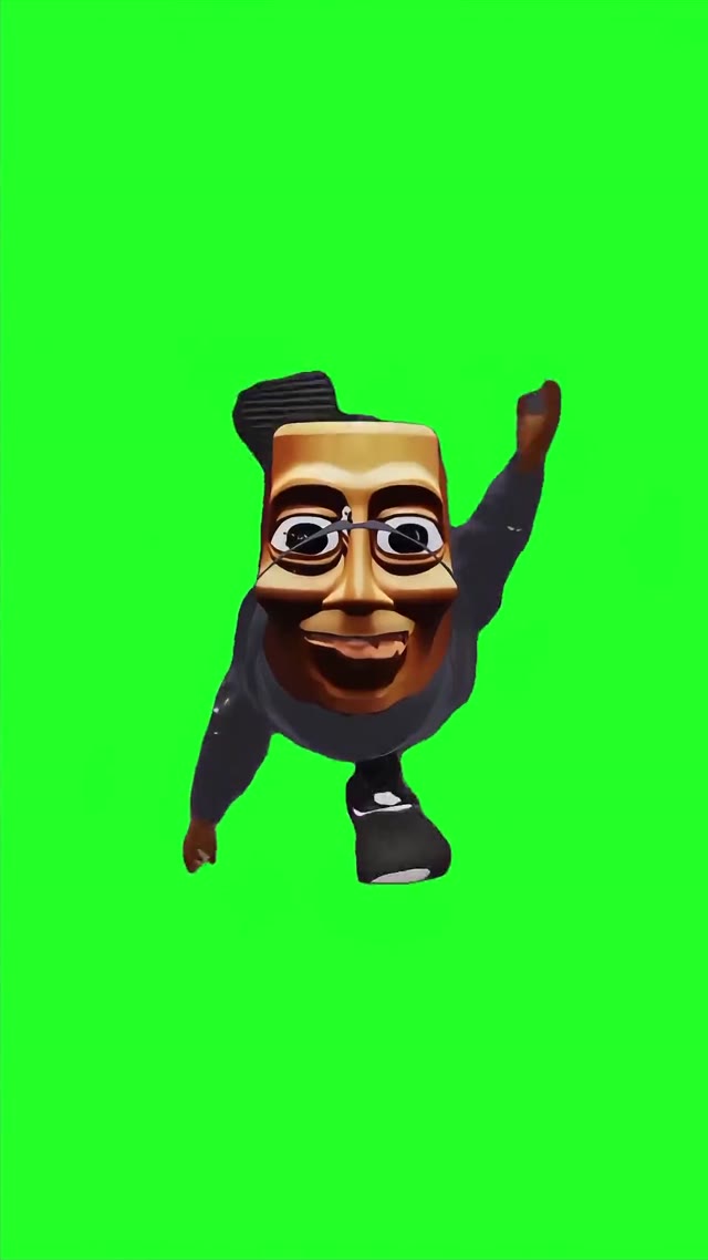 Tung Big Bad Wolf green screen