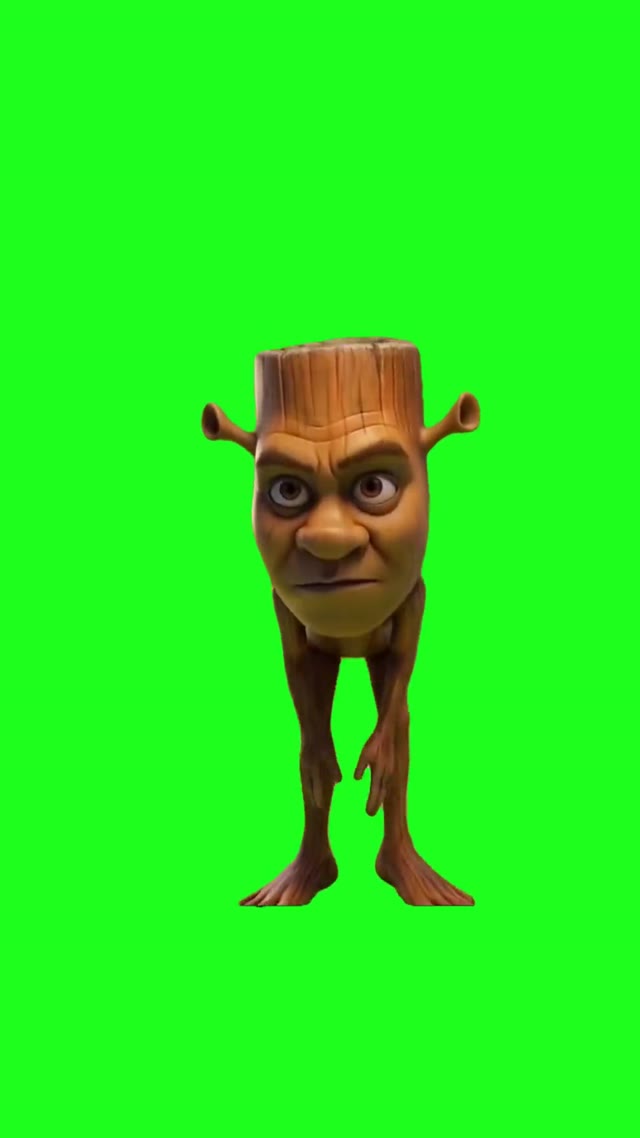 Tung Tung Sahur Dancing To I Was Looking For A Job green screen