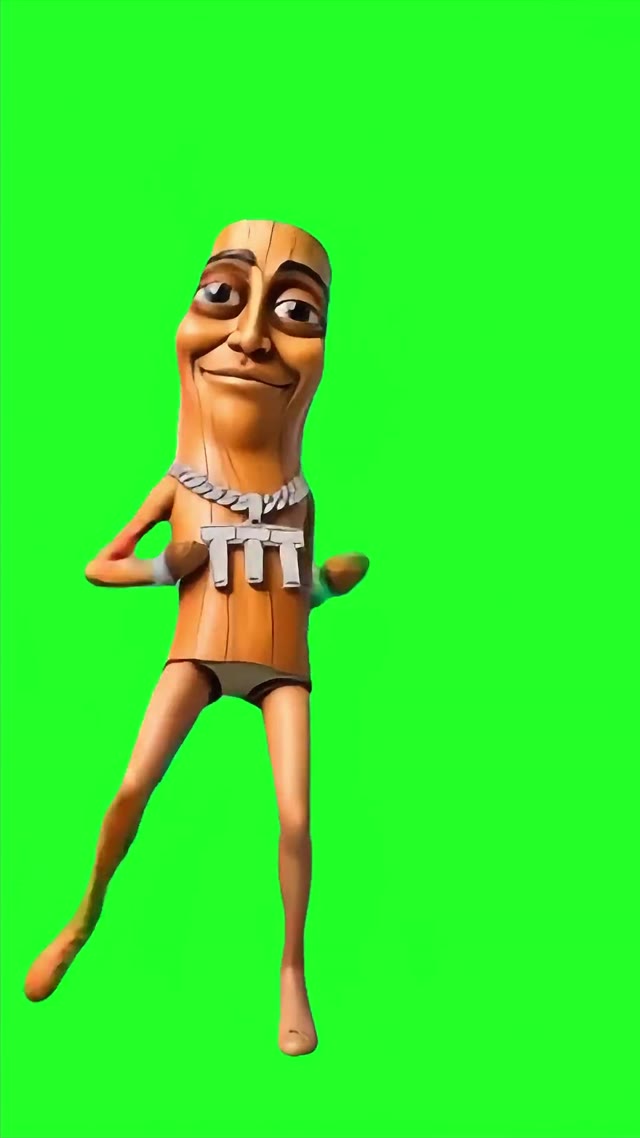 Tung Tung Tung Sahur Dancing To Bibi Babydoll green screen