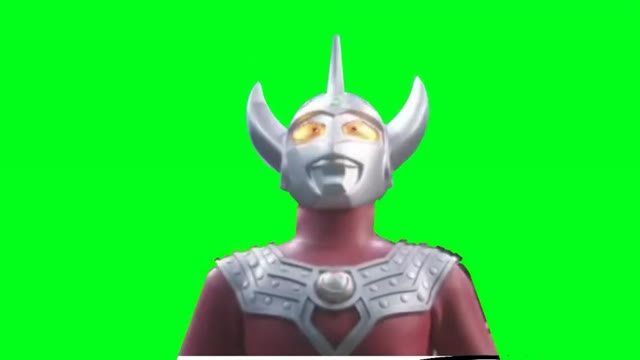 Ultraman taro green screen