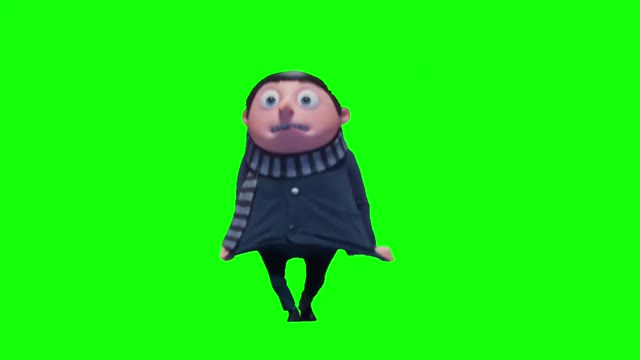 Underwear I Swear by Minions from Despicable Me 2 green screen