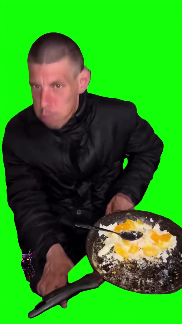Valera shuffling  green screen