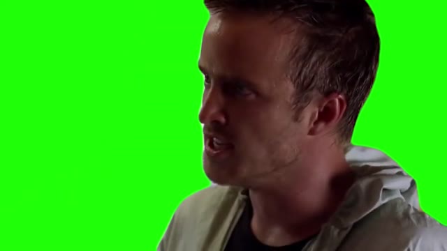 Walter White Jessie Pinkman Celebration Scene green screen