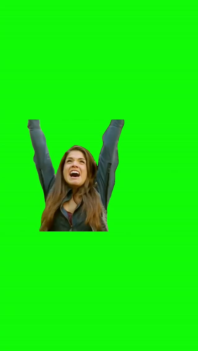 We are back bitches  green screen