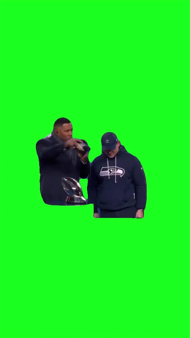 We did not care green screen